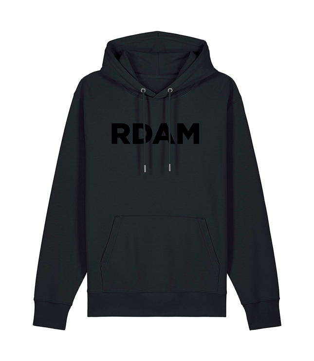 Hoodie | RDAM (black on black)