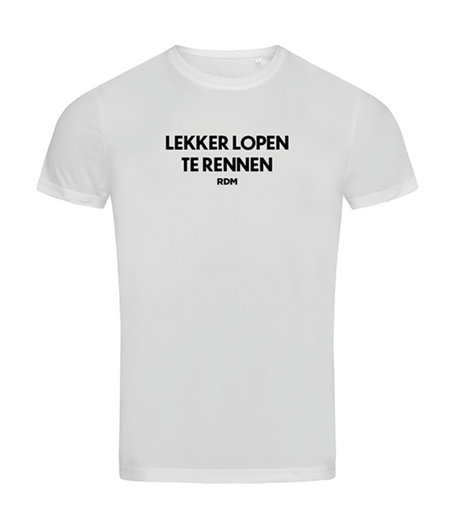Sportshirt | Lekker lopen te rennen (heren)