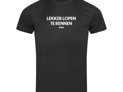 Sportshirt | Lekker lopen te rennen (heren)