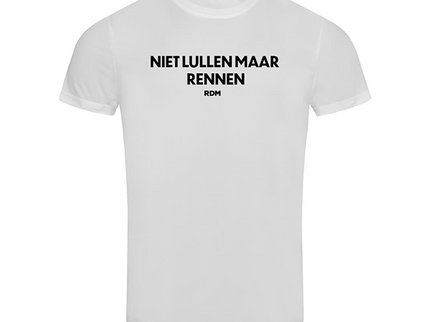 Sportshirt | Niet lullen maar rennen (heren)