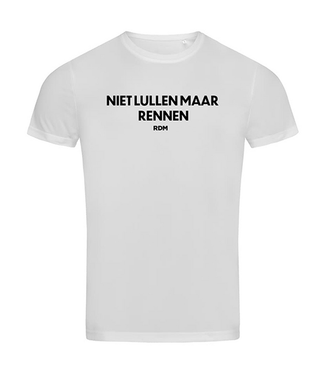 Sportshirt | Niet lullen maar rennen (heren)