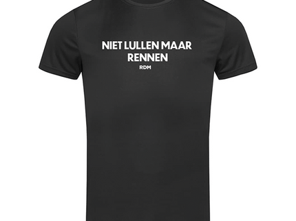 Sportshirt | Niet lullen maar rennen (heren)