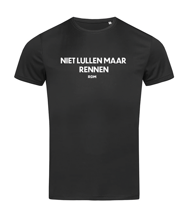 Sportshirt | Niet lullen maar rennen (heren)