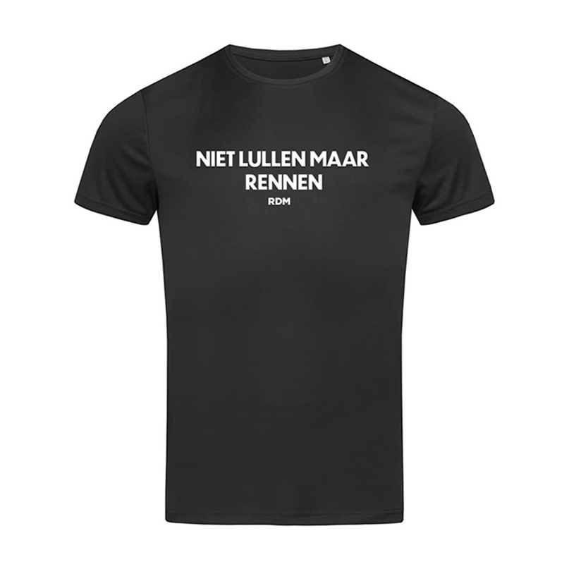 Sportshirt | Niet lullen maar rennen (heren)