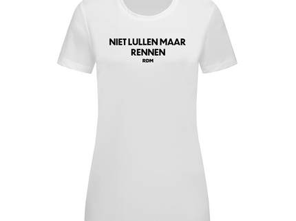 Sportshirt | Niet lullen maar rennen (dames)