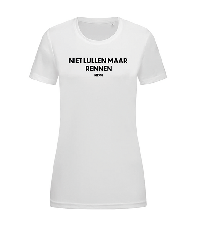 Sportshirt | Niet lullen maar rennen (dames)