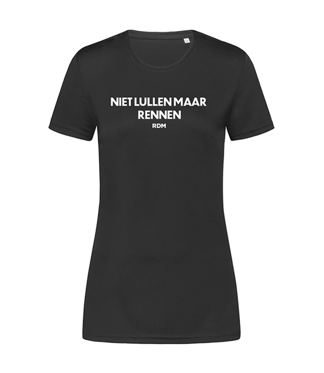 Sportshirt | Niet lullen maar rennen (dames)