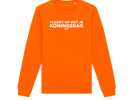 Koningsdag sweater | Pleurt op met je Koningsdag